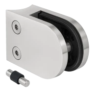 Lasipidin 50x40x26 mm tapilla, lasi 6-10,76 mm, AISI 304, järjestelmä 42,4 mm, satiini