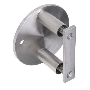 Pylvään sivukiinnitys halk. 42,4 mm putkeen halk. 100 mm AISI 304 satiini