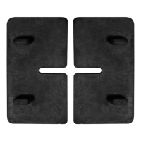 Puristuskumi 8mm kiinnikkeille 45K1