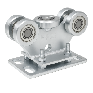 Liukukärry 80 teräsrullat liukuportille säädöllä 5-rullinen