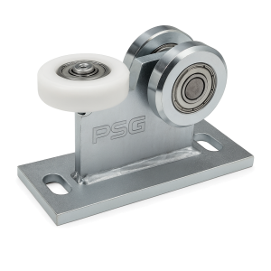 Juoksukärry 80 3 rullaa teräs ja muovi ripustusporteille