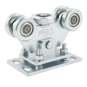 Liukukärry 70 5-rullinen liu'utusportille keinuva teräsrullat