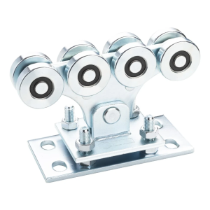 Juoksukärry 68 liukuportille - järjestelmä 68x68, teräsrullat