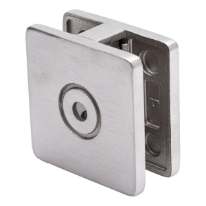 Lasipidin 8-10 mm 60x60x28 mm AISI 304 tasainen järjestelmä, satiini
