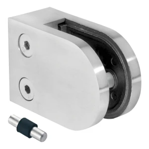 Lasipidin 50x40x26 mm pin lasi 6-10,76 mm AISI 316 litteä järjestelmä satiini