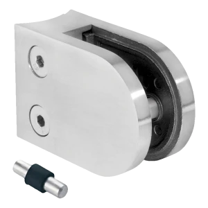 Lasipidin 6-10,76 mm 50x40x26 mm pin AISI 316 järjestelmä 42,4 mm satiini