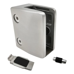 Lasipidin 12-17,52 mm kannatin ja tappi 65x55x37 mm AISI 304 tasajärjestelmä satiini