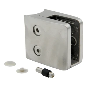 Lasipidin 8-12,76 mm 52x52x32 mm konsoli ja tappi AISI 304 järjestelmä 42,4 mm satiini