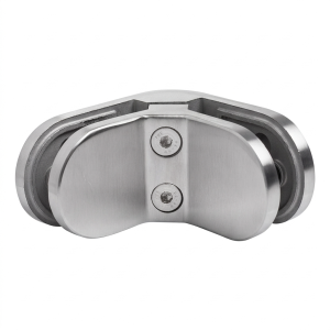 Lasipidin 6-12,76 mm 90° soikea 82x45x30 mm pin AISI 304 satiini