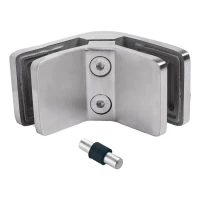 Lasipidin 6-12,76 mm 90° neliö 72x45x30 mm pin AISI 304 satiini