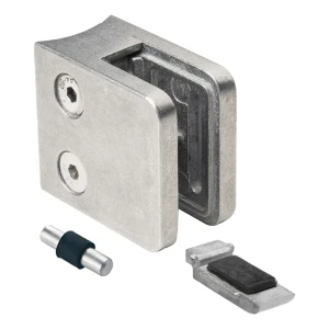 Lasipidin 6-10,76 mm 45x45x26 mm kannakkeet ja pin zamak järjestelmä 42,4 mm raaka