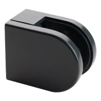 Lasipidin 6-10,76 mm 50x40x26 mm pin zamak tasainen järjestelmä antrasiitti