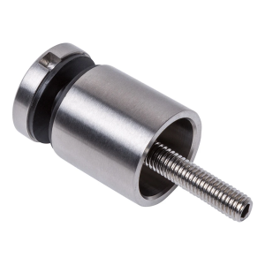 Pistekiinnike lasille 8-17,52 mm halk. 30/30 M8x80 AISI 304 tasainen järjestelmä satiini