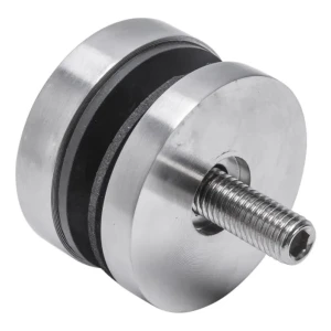 Pistekiinnike lasille 8-17,52mm halk. 50/8/M10x50 AISI 304 tasainen järjestelmä satiini