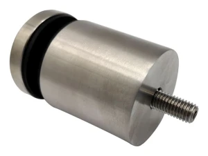 Lasin pistekiinnike 8-17,52mm fi 50/50/M10x90 AISI304 tasainen järjestelmä satiini