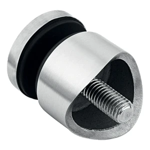 Pistemäinen lasikiinnike lasi 6-12mm fi 30/13/M8x40 AISI304 järjestelmä 42,4 satiini