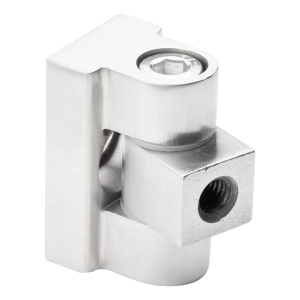 180° sarana lasipitimiä varten 45 x 45 x 26 mm tasopinta-asennusjärjestelmä AISI304, satiini