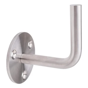 Kaiteen seinäkiinnike hitsattavaksi fi 70/14mm AISI304 harjattu