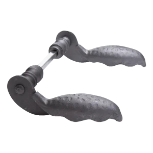 Postal – taottu teräskahva portille ja aidalle H150×L80 mm setti