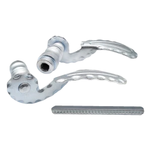 Postal – koristeellinen sinkitty ovenkahva 142 mm – sarja tapilla