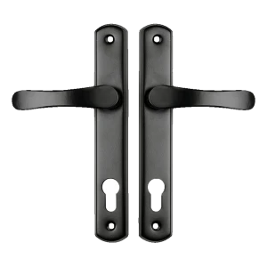 YALE ovikahva kilvellä keksi musta – keskiöetäisyys 90 mm