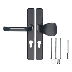 Ovenkahva nupilla ja suorakaiteen muotoisella kilpikilvellä 72 mm – antrasiitti, alumiini