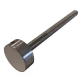 Yksipuolinen pyöreä ovenveto ø32 × 1200 mm – teräs AISI 304, satinaa, asennus 45° 000-719 (3)
