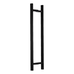 PINOX Ovenkahva kaksipuolinen suorakaiteen muotoinen musta 20×40×1000 mm AISI 304