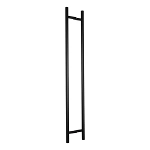 PINOX kaksipuolinen pyöreä musta ovenkahva fi 32 x 1400 mm AISI 304