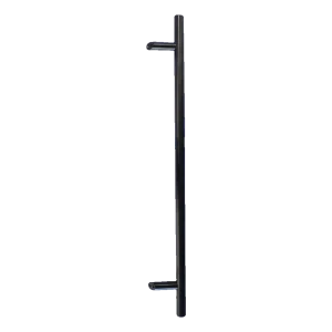 Yksipuolinen pyöreä vetokahva musta 32×1000 mm – AISI 304