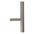 Yksipuolinen pyöreä ovikahva 45° ruostumaton teräs AISI 304 satiini 32×1000 mm 000-752 (2)