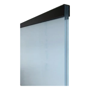 Kozza alumiininen suorakulmainen käsijohde 30,1×25 mm musta lasille 16–21,52 mm – 5 m