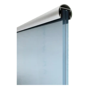 Kozza – pyöreä alumiini käsijohdin Ø40 mm lasille 16–21,52 mm, pituus 5 m, matta anodisointi