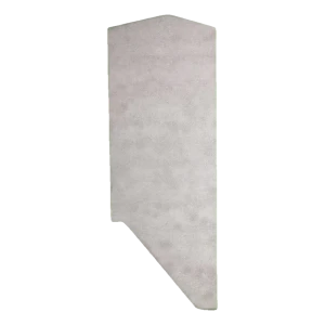 Kozza-sivusulkijat vasemmalle lasikaiteen profiiliin KE 120 – anodisoitu alumiini