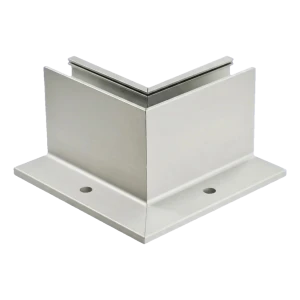 Sisäkulma-L-profiili alumiinista lasikaidevihkoille 230×120×95 mm