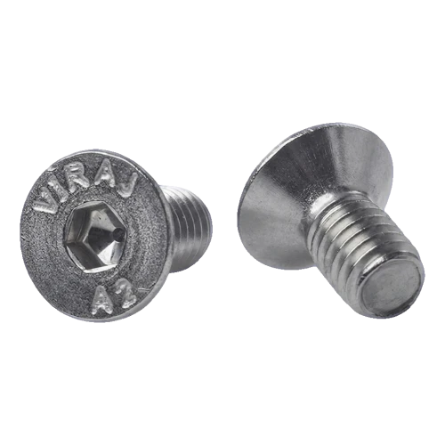 Uppokantaruuvi M6x12 mm A2 DIN 7991 – kuusiokoloavain, ruostumaton teräs 000-814 (1)