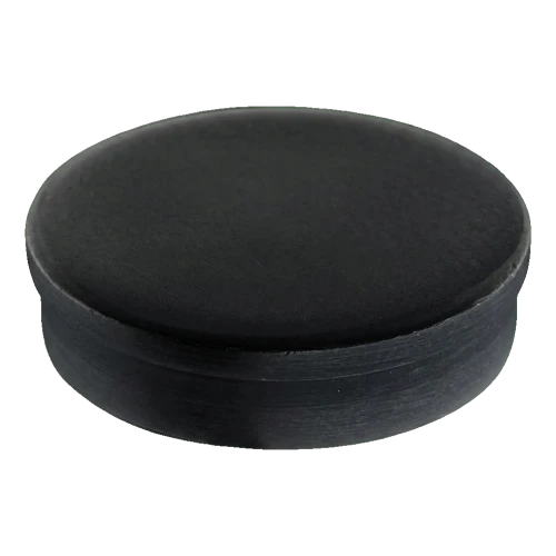 Kozza – alumiininen päätelista kokolasikaiteiden profiileihin KE 105 musta 000-848 (1)