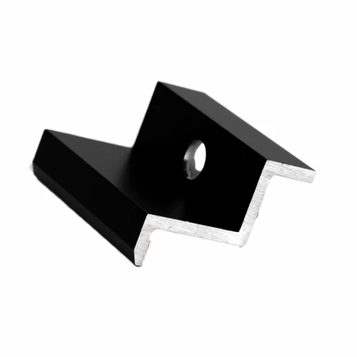 Päätypuristin H32 Alumiini 6060 Reikä M8 Anodisoitu PV-03-04