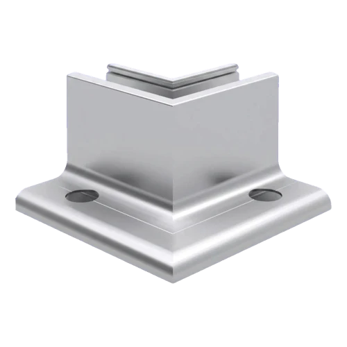 Kozza KE 105 – L-profiili sisäkulma 90° lasikaidejärjestelmiin, alumiini, matta anodisointi 000-865 (1)