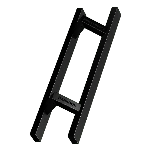 PINOX ovenkahva kaksipuolinen suorakaiteen muotoinen 40×20 mm musta satiini 500 mm 000-735 (1)