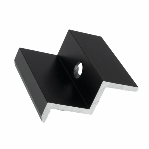 Päätypuristin H40 Alumiini 6060 Reikä M8 Anodisoitu PV-03-10