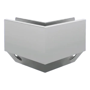 Kozza KE 120 – U-profiili kulmakappaleet 90° lasikaidepaneeleille, ulkopuolinen, sivukiinnitys