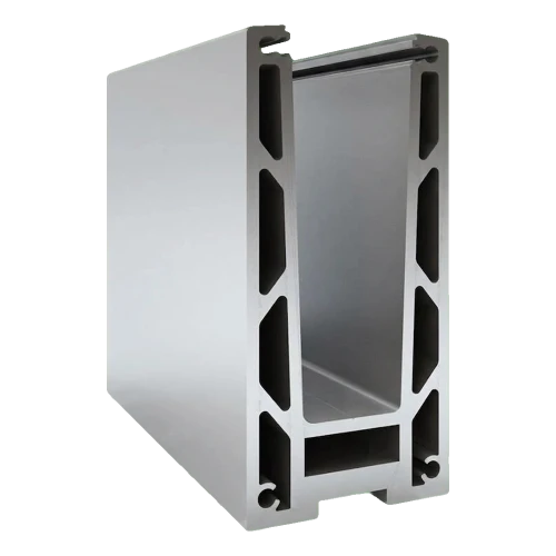 Kozza KF 1000 – alumiiniprofiili U koko lasitettuihin kaiteisiin 5000 mm vedenpoistojärjestelmällä 000-878 (1)