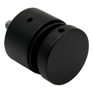 PINOX pistekiinnike rotula lasille fi 50 mm mattamusta – tasaiselle pinnalle, kierre M10