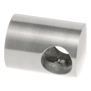 PSG läpivienti kaidekiinnike 10 mm tangon – AISI 304 satiini, asennettava pintaan