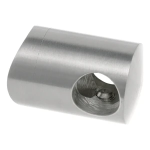 PSG läpikulkukiinnike kaiteelle tangolle 12 mm – putki 42,4 mm AISI 316 satiini