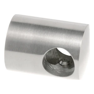 PSG läpivienti kaidekiinnike fi 14 mm tasopintaan – ruostumaton teräs AISI 304 satiini