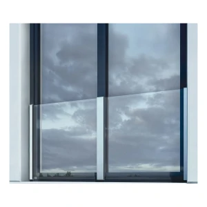 Kozza KB5100 – täydellinen ranskalainen alumiiniparveke H1100 mm, lasi 10–11,52 mm, himmeä anodisointi