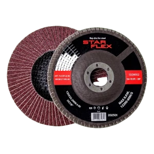 Star Flex lamellikiekko taivutettu T29 125 mm teräkselle – raekarheus 60