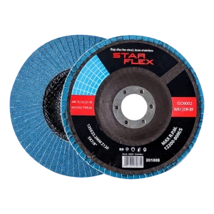 Star Flex – taivutettu lamellilaikka T29 125 mm zirkoniumoksidi Z120 INOX